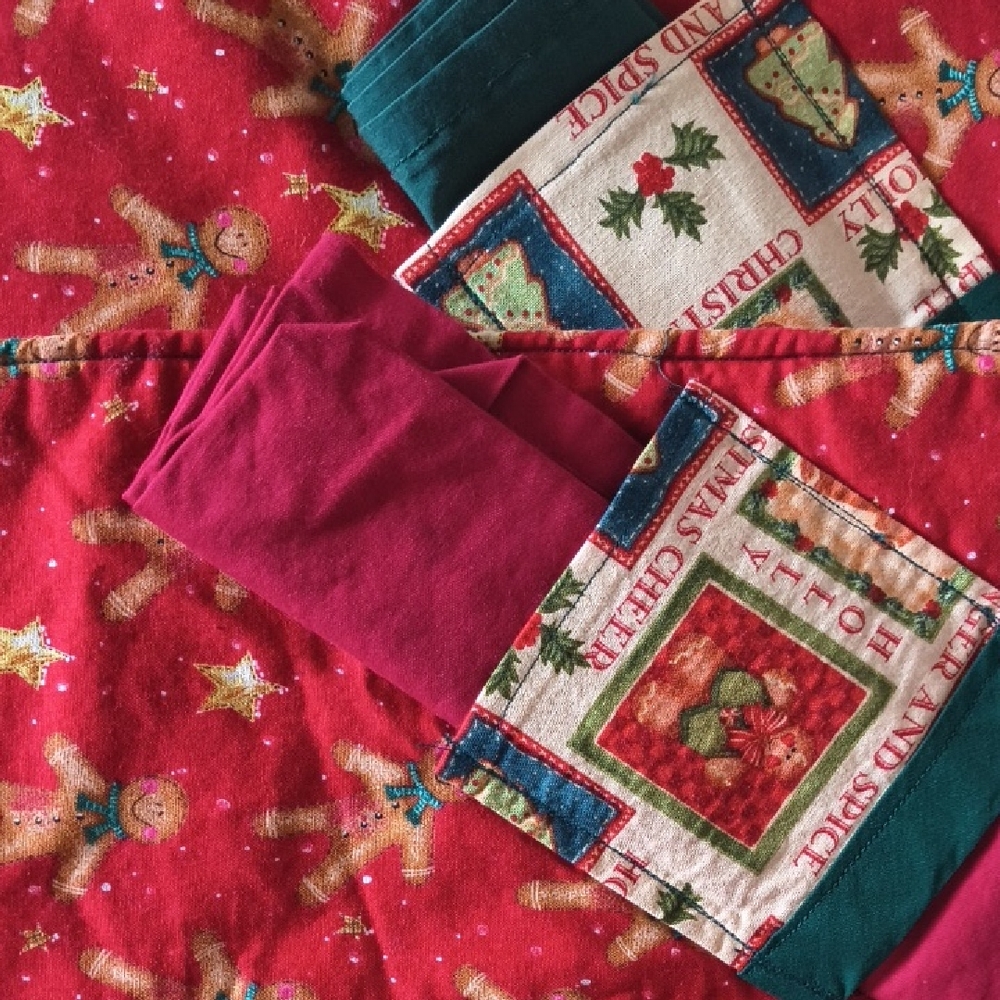 Festive Gingerbread Christmas Placemats
